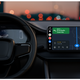 A render of the Android Auto card interface